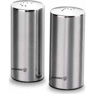 Korkmaz A605 Duo Satin Tuzluk ve Biberlik Seti