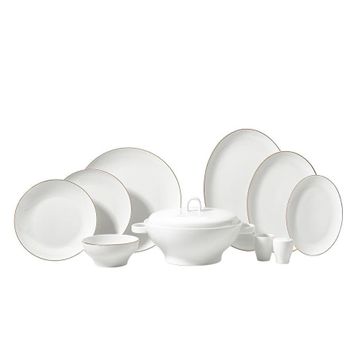 Korkmaz A8187 Lidya Collection 60 Parça Gold Yemek Takımı
