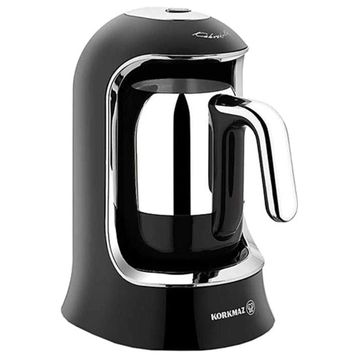 Korkmaz A860-07 Krom-Siyah Kahve Makinesi