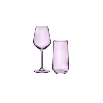 Korkmaz Flowers Pembe 24 Parça Bardak Seti