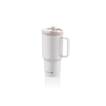Korkmaz Freedom 1 lt Bej Pipetli Termos
