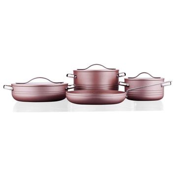 Korkmaz Linea Plus 7 Parça Rose Gold Tencere Seti