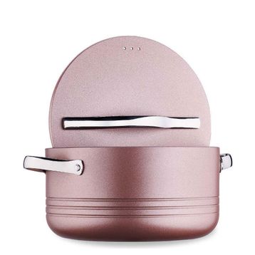 Korkmaz Linea Plus 7 Parça Rose Gold Tencere Seti