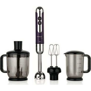 Korkmaz Mia Mega Lavanta Krom Blender Set