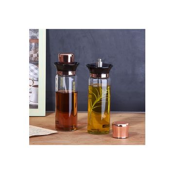 Korkmaz Stora Glass Rosegold Yağlık Sirkelik Seti