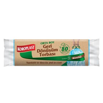 Koroplast 10'lu Geri Dönüşüm Çöp Torbası
