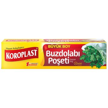 Koroplast 20'li 30x45 Büyük Buzdolabı Poşeti