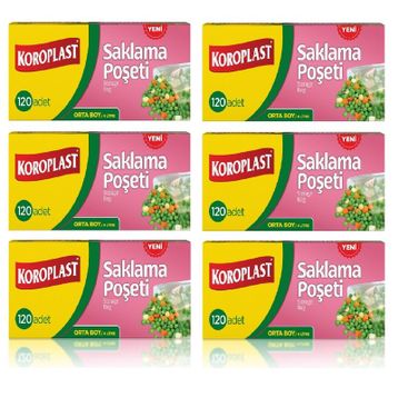 Koroplast 24x38 cm 120'li Orta Boy Saklama Poşeti (2 adet)