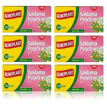Koroplast 24x38 cm 120'li Orta Boy Saklama Poşeti (2 adet)