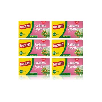 Koroplast 24x38 cm 120'li Orta Boy Saklama Poşeti (2 adet)