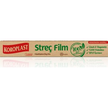 Koroplast 25 m Doğal Streç Film