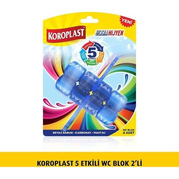 Koroplast 2x50 gr 5 Etkili Wc Blok