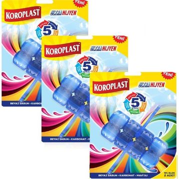 Koroplast 2x50 gr 5 Etkili Wc Blok