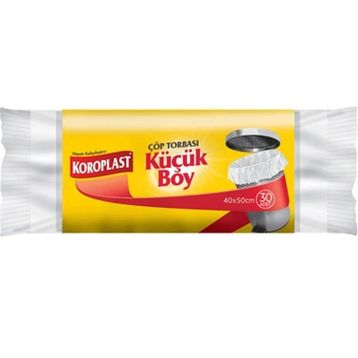 Koroplast 40x50 cm 30'lu Küçük Boy Çöp Torbası