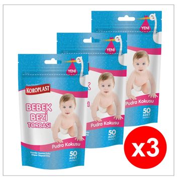 Koroplast 50'li Bebek Bezi Torbası