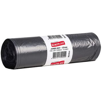 Koroplast 80x110 cm 1 Rulo 10 Adet Eko Endüstriyel Jumbo Boy Çöp Torbası