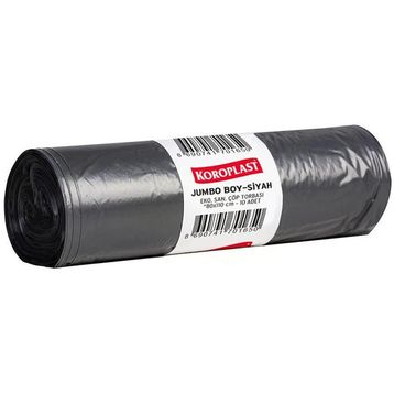 Koroplast 80x110 cm 1 Rulo 10 Adet Eko Endüstriyel Jumbo Boy Çöp Torbası