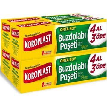 Koroplast Buzdolabı Poşeti Orta Boy 4 A 3 Öde