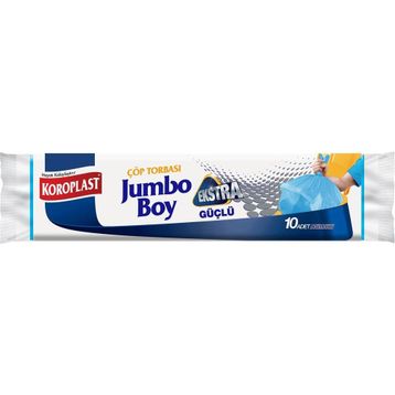 Koroplast Jumbo Boy 10'lu 80x110 cm Extra Dayanaklı Çöp Torbası