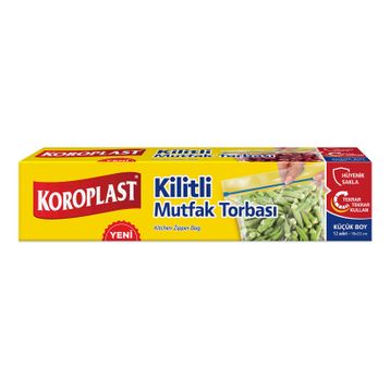 Koroplast Küçük Boy 12'li Kilitli Mutfak Torbası