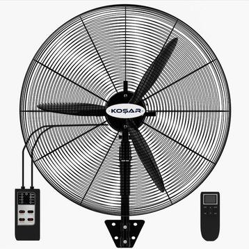 Koşar KSV-D-K750 Kumandalı Duvar Tipi Endüstriyel Vantilatör