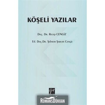 Köşeli Yazılar - Recep Cengiz