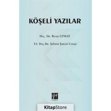 Köşeli Yazılar - Recep Cengiz
