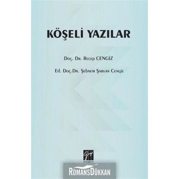 Köşeli Yazılar - Recep Cengiz