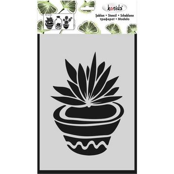 Kosida 20x30 cm Kaktüsler 3 Adet Stencil Set