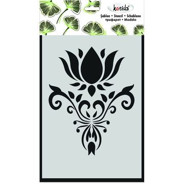 Kosida 20x30 cm Nilüferli Motif Stencil