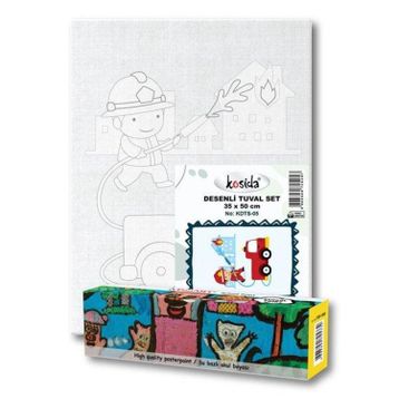 Kosida No:05 Desenli Tuval Set