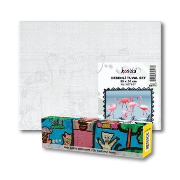 Kosida No:07 Desenli Tuval Set