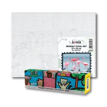 Kosida No:07 Desenli Tuval Set