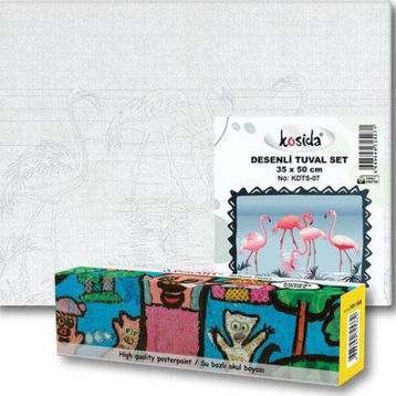 Kosida No:07 Desenli Tuval Set