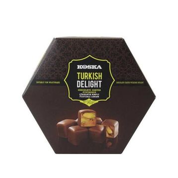 Koska 140 gr Fıstıklı Çikolata Kaplı Lokum