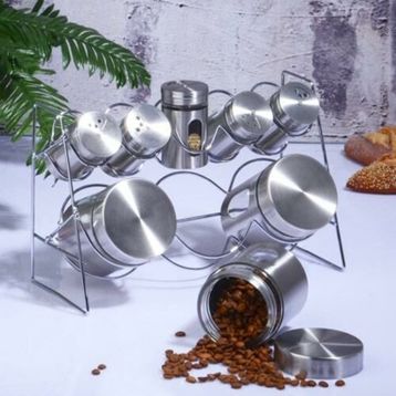 Kosova CAM-427 8'li Metal Baharat Seti