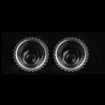 Kosova Papatya 2'li 14 CM Cam Kase Set