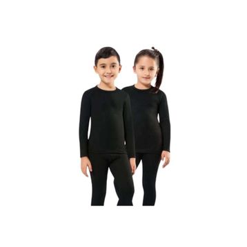 Kota 2005 Termal Fanila Siyah Unisex Çocuk İçlik
