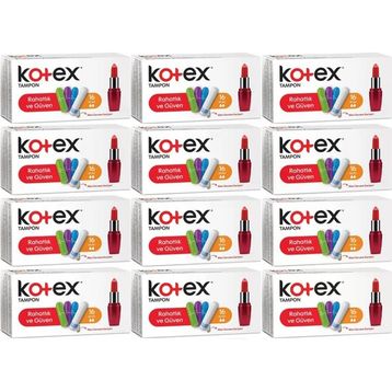 Kotex 16'lı 12 Adet Mini Tampon