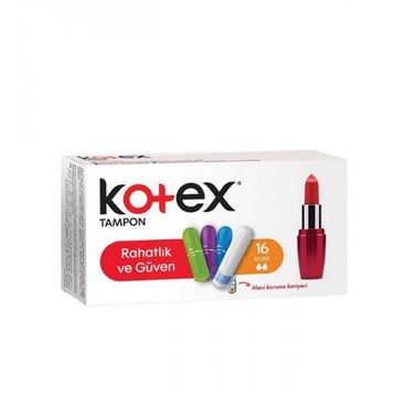 Kotex 16'lı 12 Adet Mini Tampon