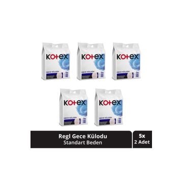 Kotex 5 Paket 2'li Regl Gece Külodu