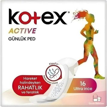 Kotex Active 2x16'lı Uzun Hijyenik Ped