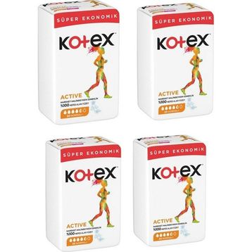 Kotex Active Dörtlü Normal 22x4 88 Adet Ped