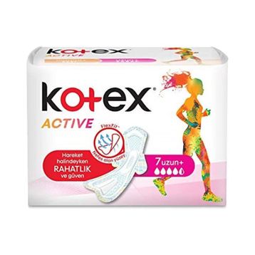Kotex Active Single Uzun 7'li Uzun Ped