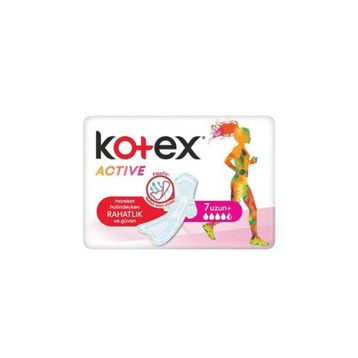 Kotex Active Single Uzun 7'li Uzun Ped