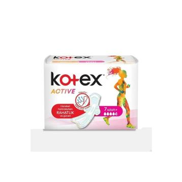 Kotex Active Single Uzun 7'li Uzun Ped