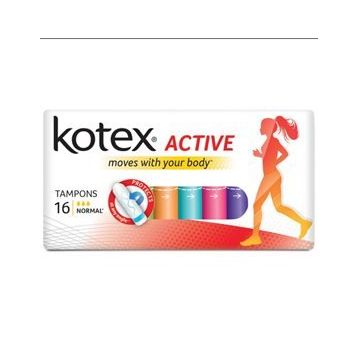 Kotex Active Tampon Normal 16'lı Ped