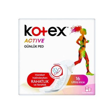 Kotex Active Ultra İnce Günlük 16'lı Ped