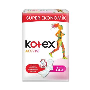 Kotex Active Uzun 18'li Ped