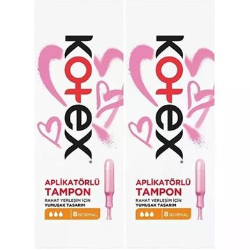 Kotex Aplikatörlü Normal 16'lı Tampon